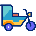 bicicleta de carga animated icon