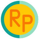 rupia indonesia icon