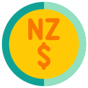 dolar de nueva zelanda icon