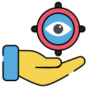 ojo de enfoque icon