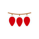 lámparas navideñas icon