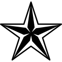 signo de estrella icon