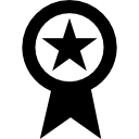 distintivo stellato icona