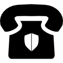 vintage telefoon icoon