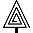 Triangular Christmas Tree icon