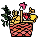 canasta de flores icon