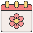 calendario de primavera icon