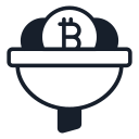 flujo de bitcoins icon