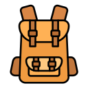 mochila trasera icon