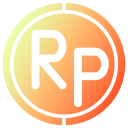 rupia indonesia icon