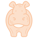 Hippopotamus icon