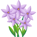 flor de estrella de primavera icon