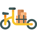 Cargo bike icon