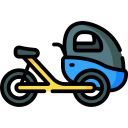 Cargo bike icon