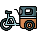 Cargo bike icon