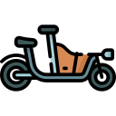 Cargo bike icon