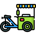 Cargo bike icon