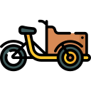 Cargo bike icon