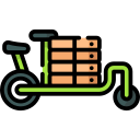 Cargo bike icon