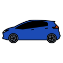 coche hatchback icon