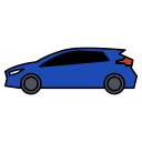 coche hatchback icon