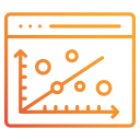 gráfico de dispersión icon