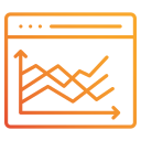 gráfico de linea icon