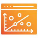 gráfico de dispersión icon