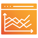 gráfico de linea icon