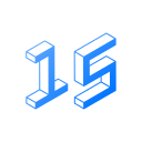 numero 15 icon