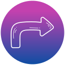 girar flecha derecha icon