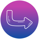 girar flecha derecha icon