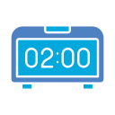 reloj digital icon