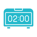 reloj digital icon