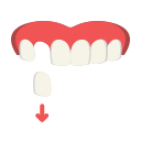 extracción dental icon