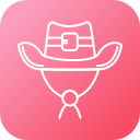 sombrero de vaquero icon