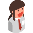 mujer de negocios icon