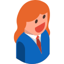 mujer de negocios icon