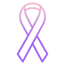 Cinta del cancer icon