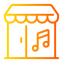 tienda de música icon