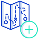 Mapa de viaje icon