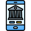 Mobile banking icon