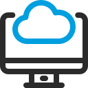 servicio de almacenamiento en la nube icon