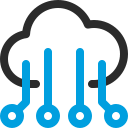 servicio de almacenamiento en la nube icon