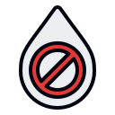 sin agua limpia icon