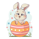 conejo de huevo de pascua icon