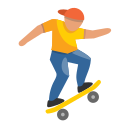 faire de la planche à roulettes 