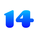 número 14 icon