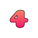 número 4 icon