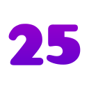 número 25 icon